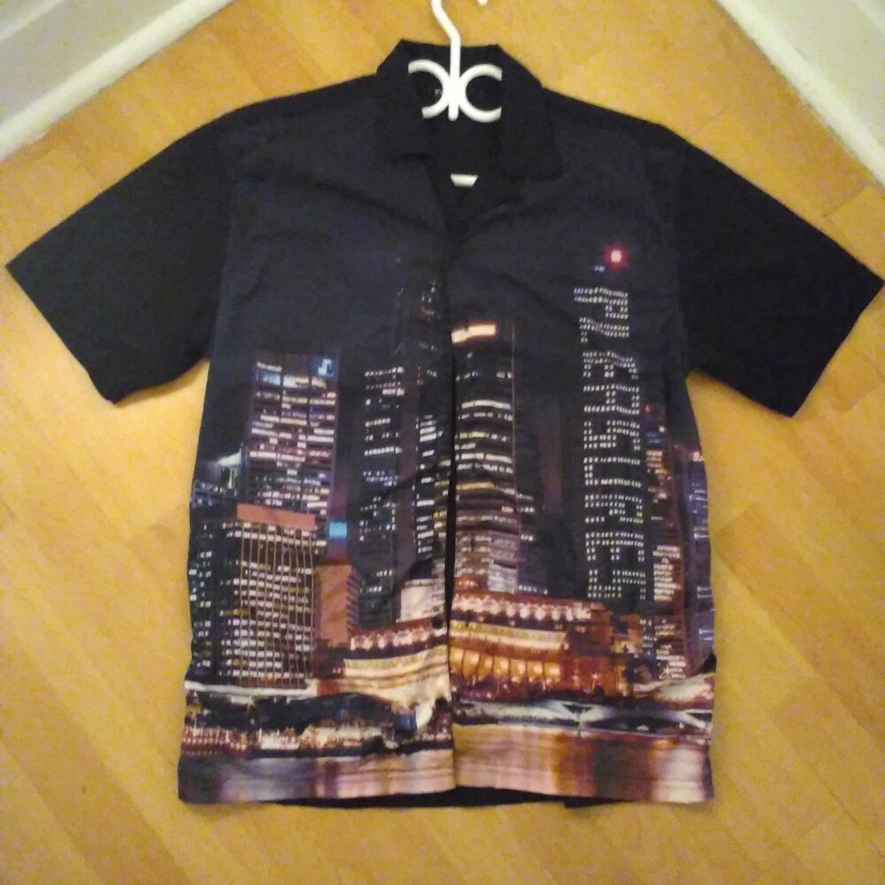 Pleasures Skyline butto shirt
